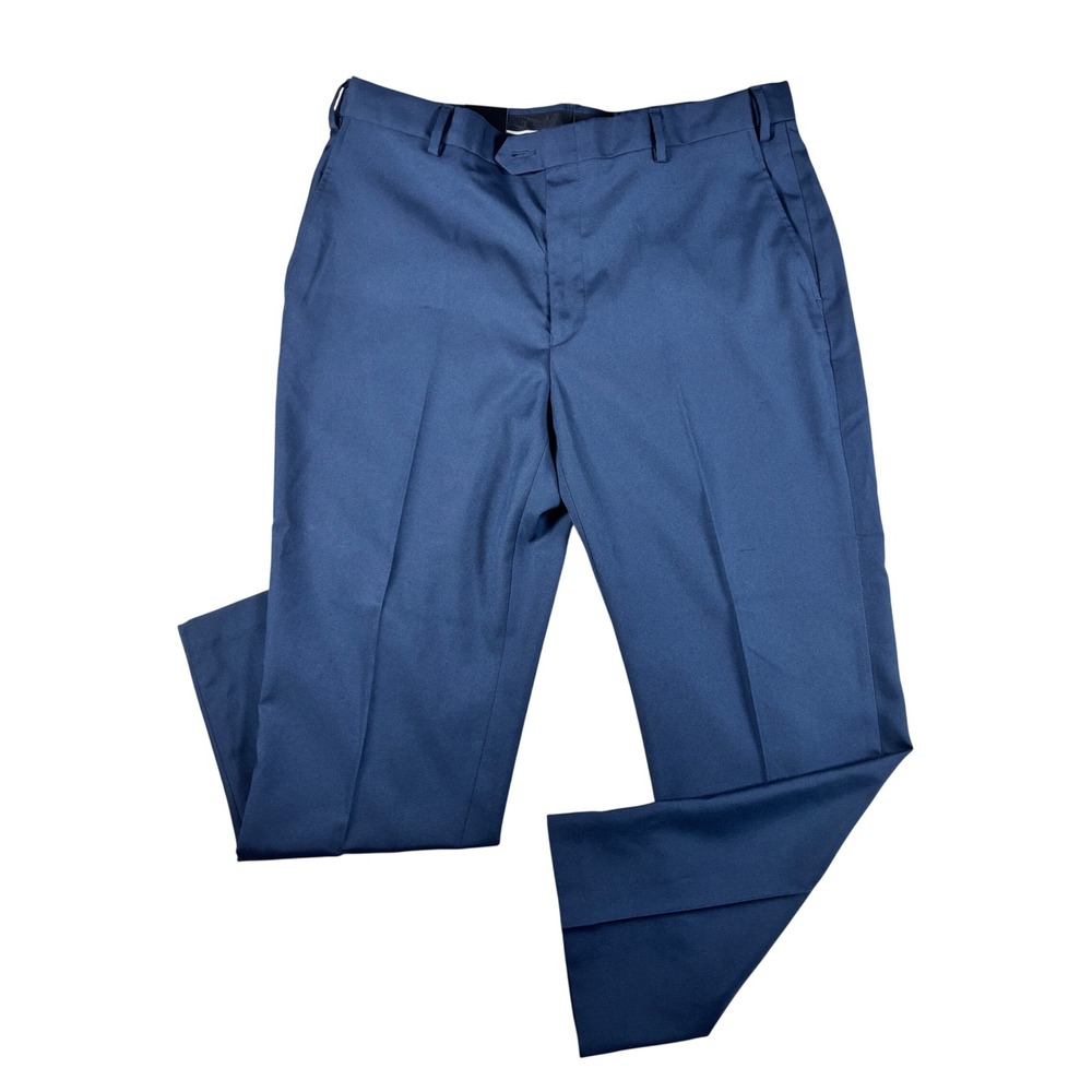 NWT Jos. A. Bank Traveler Performance Tailored Fit Dress Pants Navy Blue 36x29